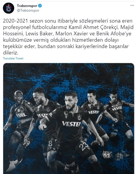 سید مجید حسینی , فوتبال , تیم فوتبال ترابزون‌اسپور , 