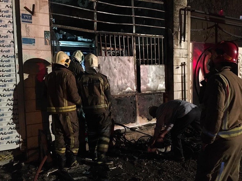 سازمان آتش‌نشانی تهران , آتش‌نشانی , آتش‌سوزی , حوادث , 