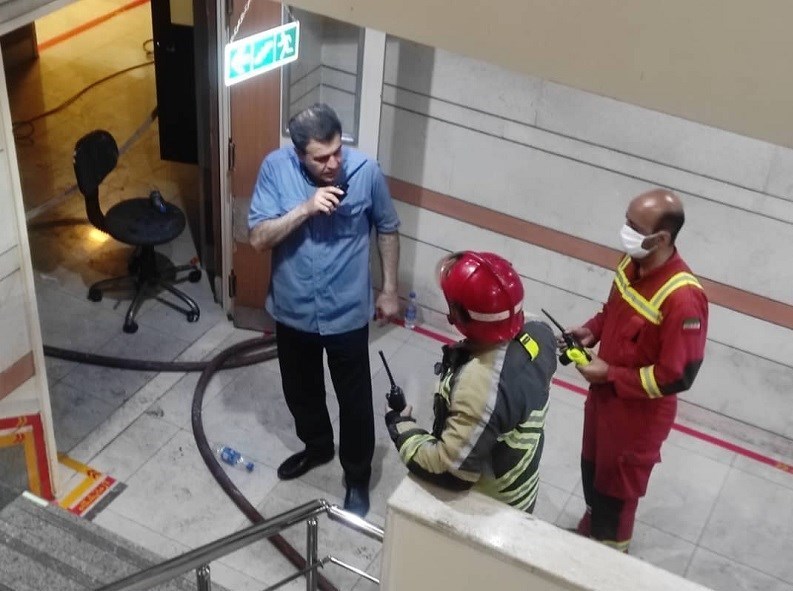 آتش‌نشانی , سازمان آتش‌نشانی تهران , آتش‌سوزی , حوادث , بیمارستان , وزارت بهداشت , 