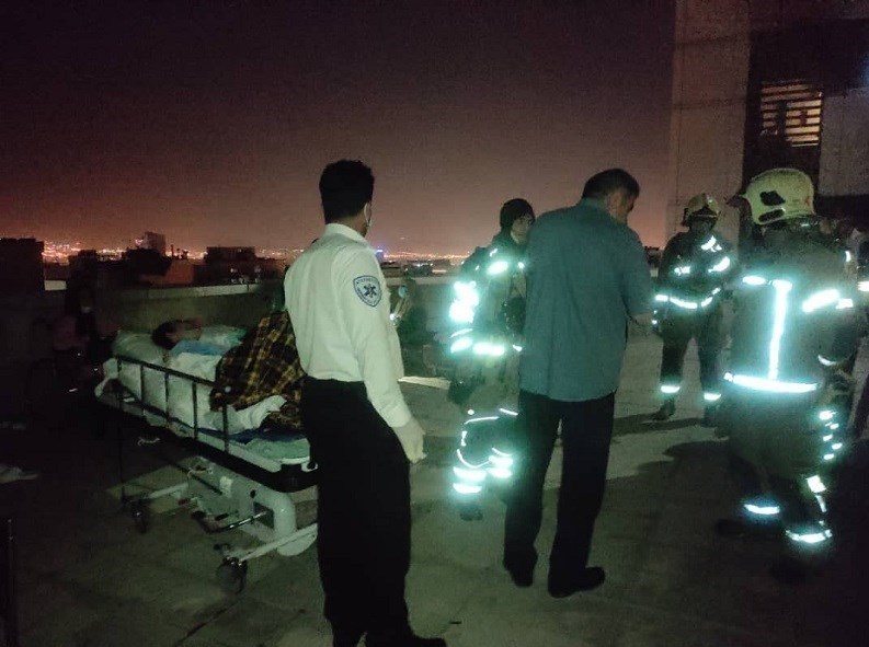 آتش‌نشانی , سازمان آتش‌نشانی تهران , آتش‌سوزی , حوادث , بیمارستان , وزارت بهداشت , 