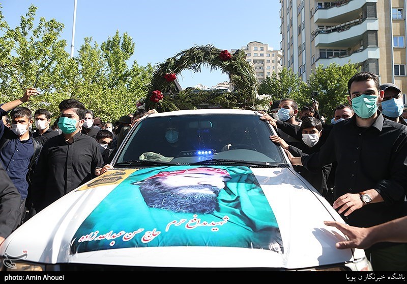 تشییع پیکر شهید مدافع حرم حسن عبدالله زاده