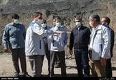 بازدید رئیس بنیاد مستضعفان از منطقه 2 آزادراه تهران-شمال