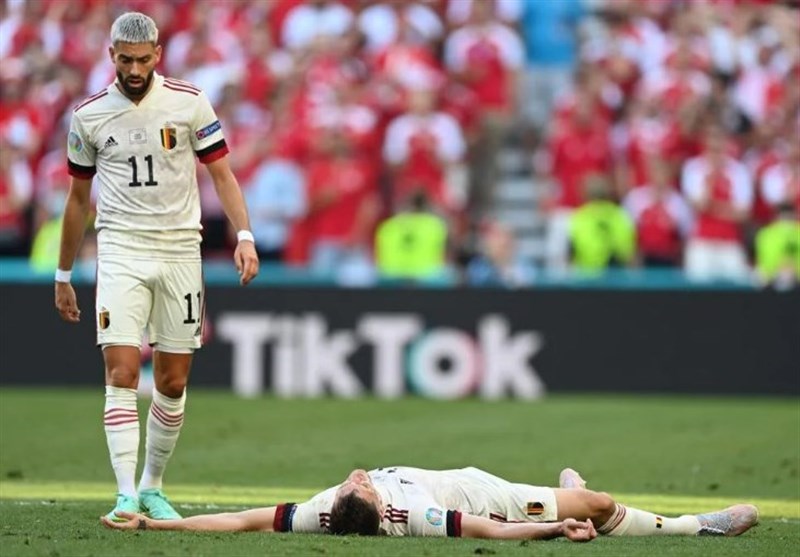 تیم ملی فوتبال  بلژیک , یورو 2020 , تیم ملی فوتبال دانمارک , 