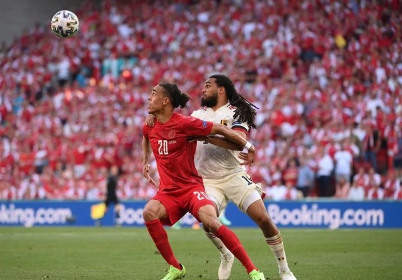 تیم ملی فوتبال  بلژیک , یورو 2020 , تیم ملی فوتبال دانمارک , 