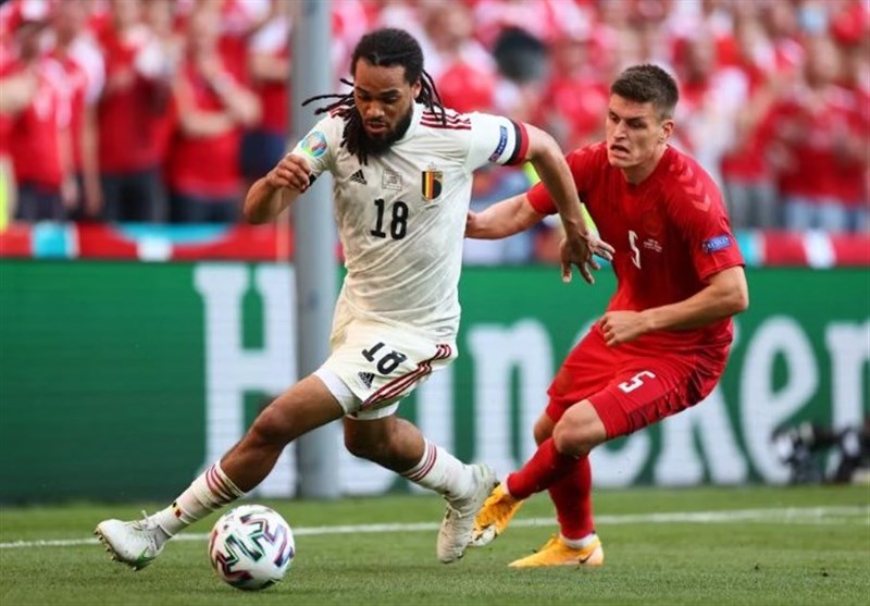 تیم ملی فوتبال  بلژیک , یورو 2020 , تیم ملی فوتبال دانمارک , 