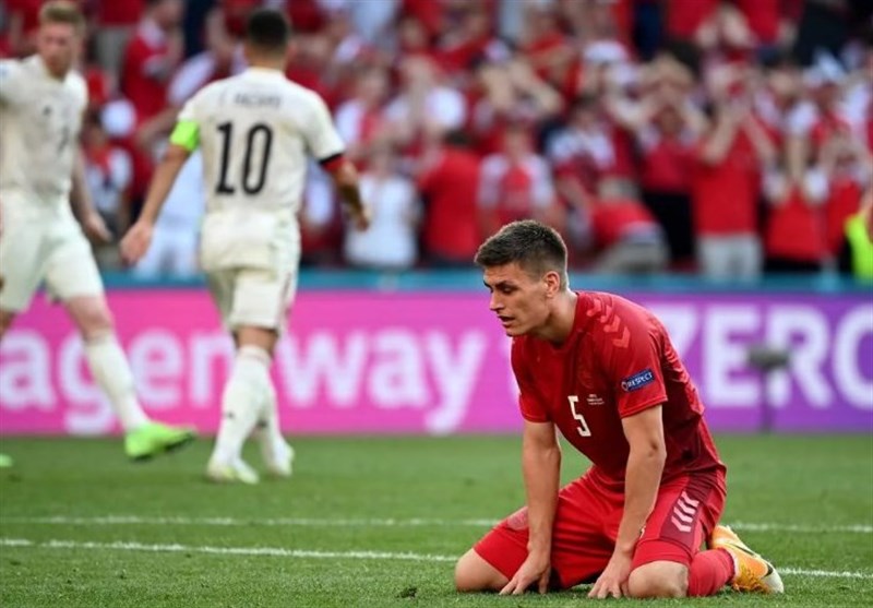 تیم ملی فوتبال  بلژیک , یورو 2020 , تیم ملی فوتبال دانمارک , 