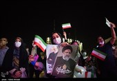 جشن پیروزی ابراهیم رئیسی در انتخابات