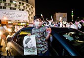 جشن پیروزی ابراهیم رئیسی در انتخابات