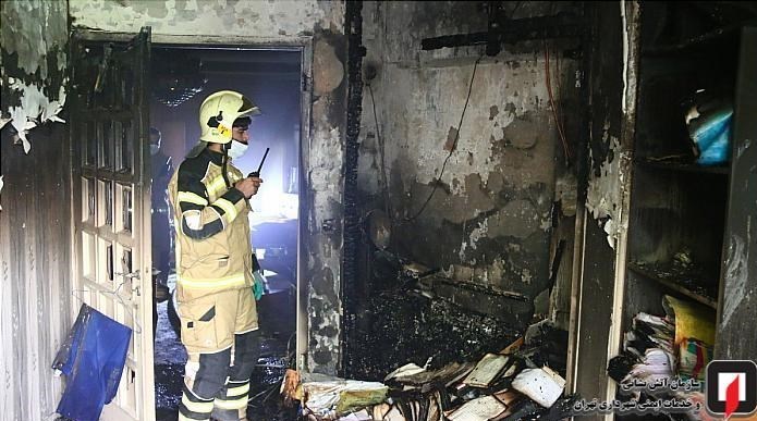 آتش‌نشانی , سازمان آتش‌نشانی تهران , آتش‌سوزی , حوادث , 