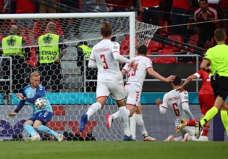 یورو 2020 , تیم ملی فوتبال دانمارک , تیم ملی فوتبال روسیه , 