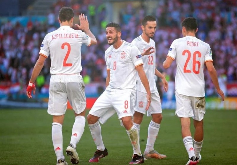 یورو 2020 , تیم ملی فوتبال اسپانیا , تیم ملی فوتبال کرواسی , 