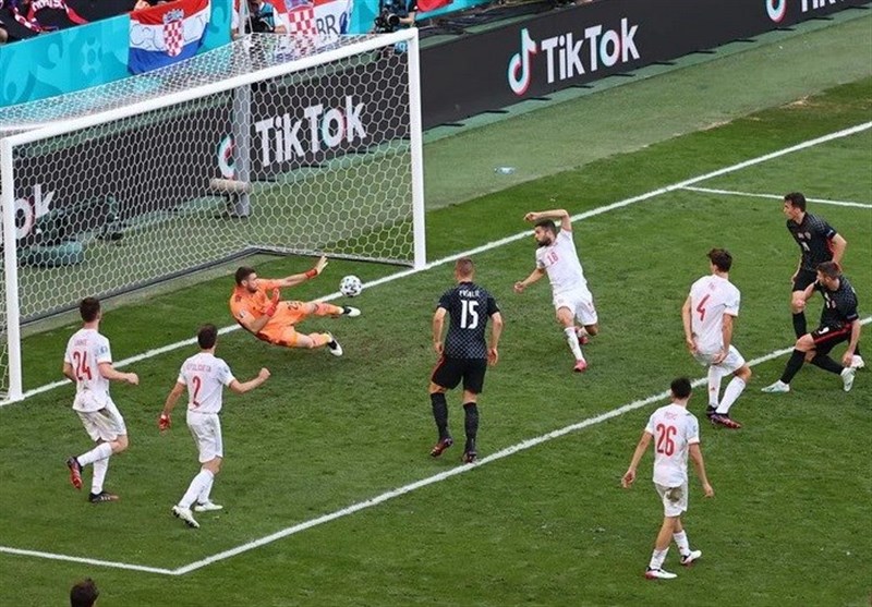 یورو 2020 , تیم ملی فوتبال اسپانیا , تیم ملی فوتبال کرواسی , 