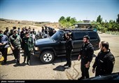 بازدید سردار حسن حسن زاده فرمانده سپاه محمد رسول الله تهران بزرگ از واحدهای رهایی گروگان و چک و خنثی سازی بمب یگان ویژه فاتحین