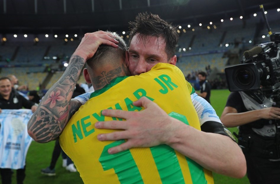 کوپا آمه‌ریکا , تیم ملی فوتبال  برزیل , تیم ملی فوتبال  آرژانتین , لیونل مسی , نیمار , 