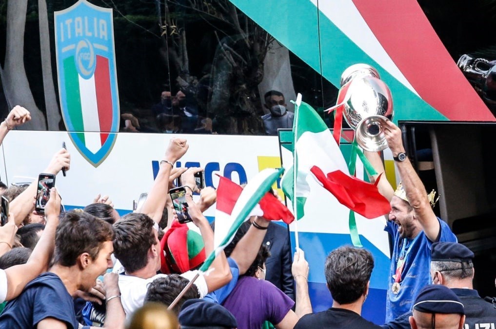 یورو 2020 , جورجو کیه‌لینی , تیم ملی فوتبال ایتالیا , تیم ملی فوتبال انگلیس , 