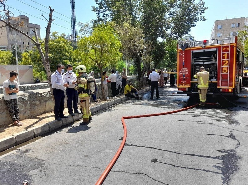آتش‌نشانی , سازمان آتش‌نشانی تهران , آتش‌سوزی , حوادث , اورژانس , 