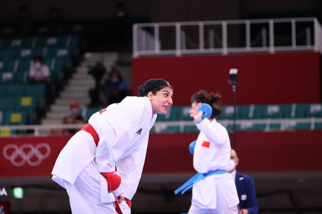 حمیده عباسعلی , المپیک 2020 توکیو , کاراته - المپیک 2020 توکیو , کاراته , کاراته ایران , 