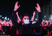 عزاداری شب اول محرم در هیئت ریحانةالحسین