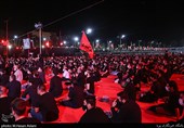 عزاداری شب اول محرم در هیئت ریحانةالحسین