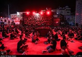 مراسم عزاداری شب ششم محرم هیئت ریحانه‌النبی در امامزاده صالح (ع) 