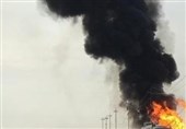 انفجار در یک میدان نفتی در کرکوک عراق