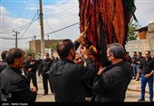 عزاداری تاسوعای حسینی در روستاهای شهرستان اهر