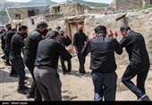 عزاداری تاسوعای حسینی در روستاهای شهرستان اهر