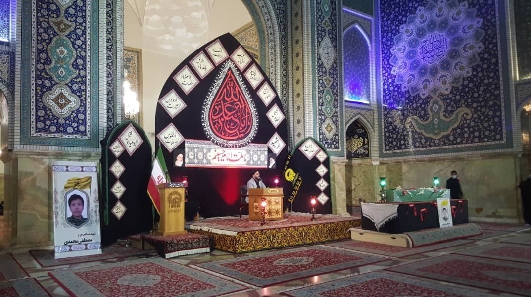 لشکر فاطمیون , جبهه مقاومت اسلامی , شهدای مدافع حرم , تشییع شهدا , مراسم تشییع , آستان قدس رضوی , 