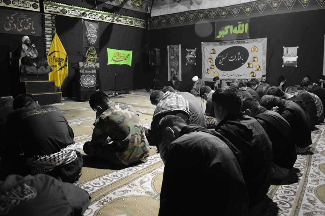 لشکر فاطمیون , مدافعان حرم , جبهه مقاومت اسلامی , ماه محرم , عزاداری , حرم مطهر حضرت زینب (س) , دمشق ,
