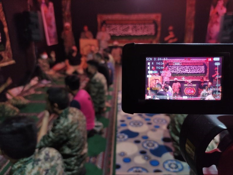 لشکر فاطمیون , مدافعان حرم , جبهه مقاومت اسلامی , ماه محرم , عزاداری , حرم مطهر حضرت زینب (س) , دمشق ,