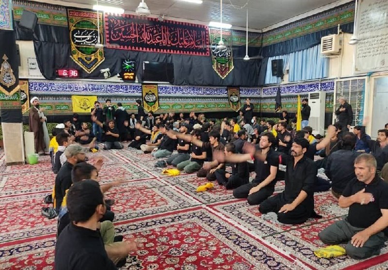 عزاداری باشکوه رزمندگان فاطمیون در سوریه+عکس و فیلم