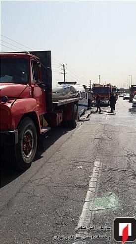 پلیس راهور | پلیس راهنمایی و رانندگی , آتش‌نشانی , سازمان آتش‌نشانی تهران , حوادث , 