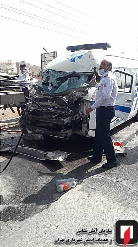 پلیس راهور | پلیس راهنمایی و رانندگی , آتش‌نشانی , سازمان آتش‌نشانی تهران , حوادث , 