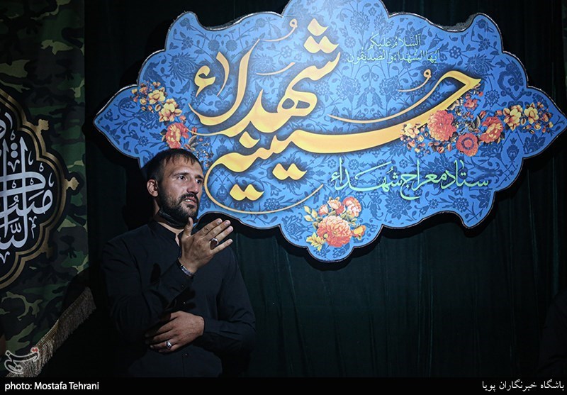 وداع با پیکر شهید مدافع حرم مرتضی کریمی