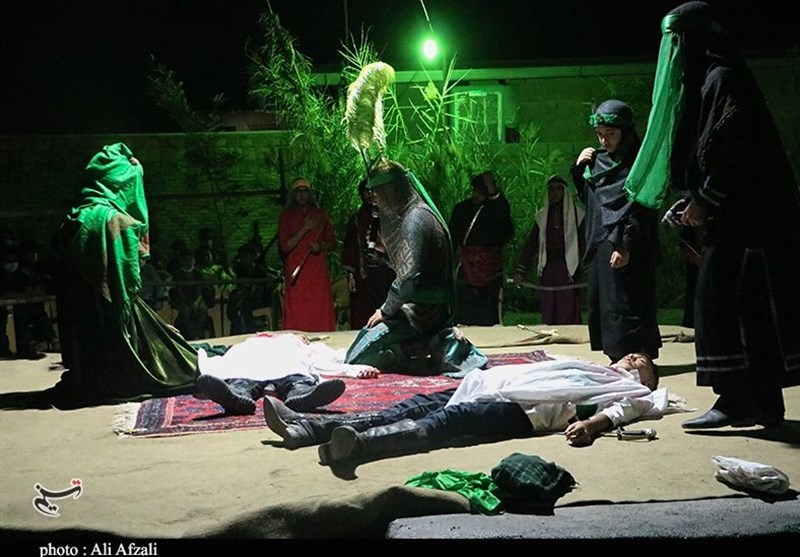 تعزیه , هیئت , استان کرمان , امام حسین (ع) , عزاداری , 