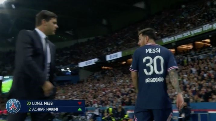 لیونل مسی , تیم فوتبال پاریسنژرمن , مائوریسیو پوچتینو ,