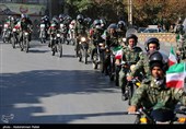 برپایی رژه موتورسواران مازندران و اعلام آمادگی "جان فدایان انقلاب"