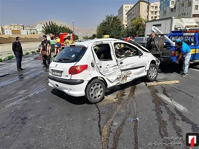 آتشنشانی , سازمان آتشنشانی تهران , حوادث , پلیس راهور | پلیس راهنمایی و رانندگی ,