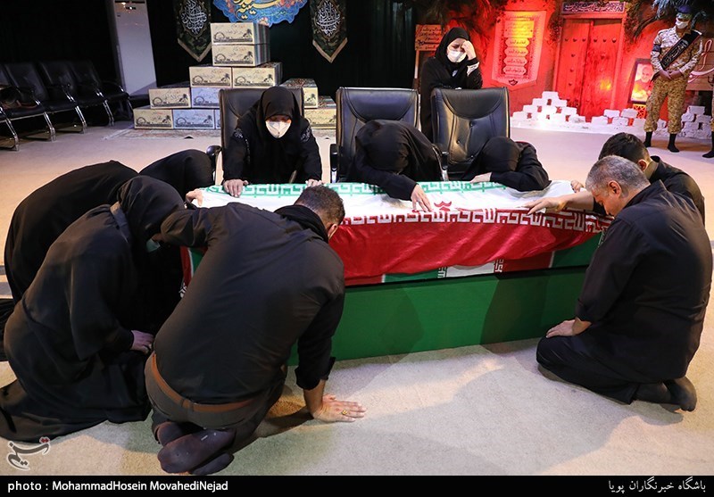 وداع با پیکر شهید مدافع حرم هادی شریفی