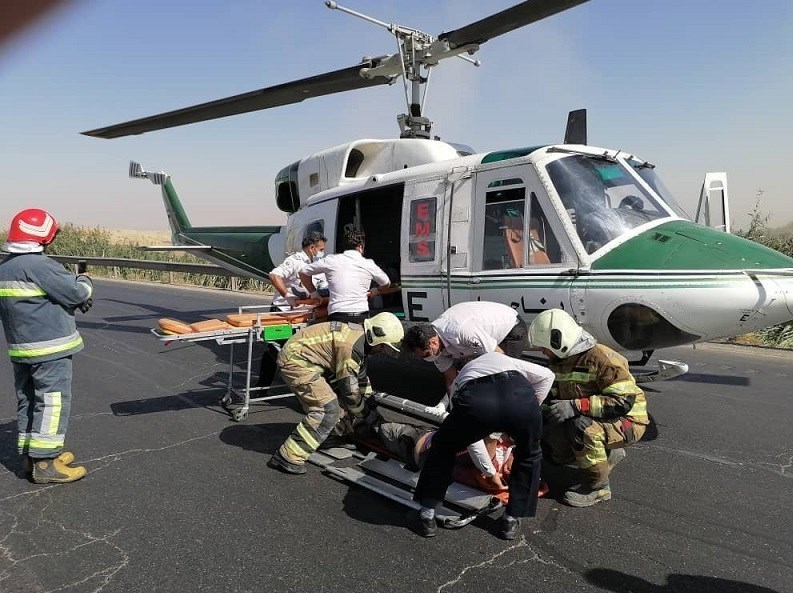 آتش‌نشانی , سازمان آتش‌نشانی تهران , حوادث جاده‌ای , حوادث , پلیس راهور | پلیس راهنمایی و رانندگی , اورژانس , 