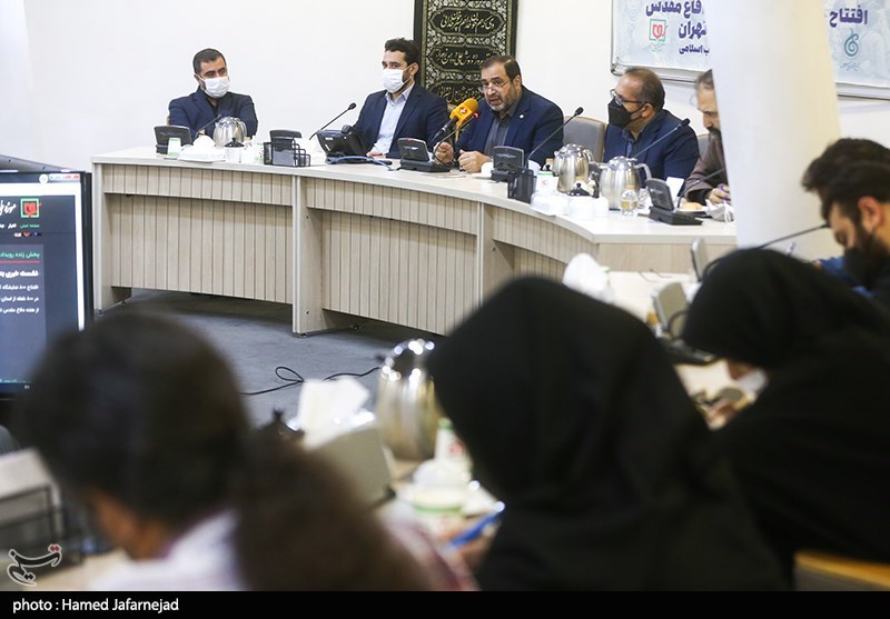 نشست خبری رونمایی از پوستر به یاد من باش در خصوص انتشار800 نمایشگاه کتاب دفاع مقدس در800 نقطه  استان تهران