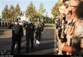 سردار قاسم رضایی جانشین فرماندهی نیروی انتظامی در صبحگاه مشترک ستاد یگان‌های ویژه ناجا