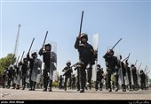 صبحگاه مشترک ستاد یگان‌های ویژه ناجا