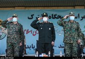 سردار قاسم رضایی جانشین فرماندهی نیروی انتظامی در صبحگاه مشترک ستاد یگان‌های ویژه ناجا