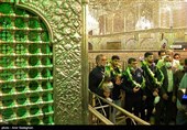 مراسم استقبال از قهرمانان مسابقات جام جهانی کشتی فرنگی شیراز