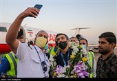 مراسم استقبال از قهرمانان مسابقات جام جهانی کشتی فرنگی شیراز