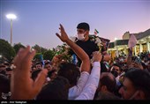 مراسم استقبال از قهرمانان مسابقات جام جهانی کشتی فرنگی شیراز