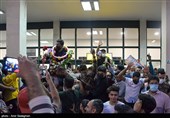 مراسم استقبال از قهرمانان مسابقات جام جهانی کشتی فرنگی شیراز