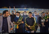 مراسم استقبال از قهرمانان مسابقات جام جهانی کشتی فرنگی شیراز