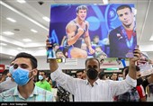 مراسم استقبال از قهرمانان مسابقات جام جهانی کشتی فرنگی شیراز